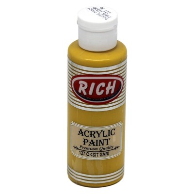 R-127 Ακρυλικό Χρώμα okside yellow 120ml Rich