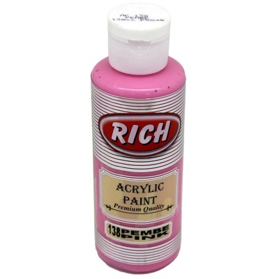 R-138 Ακρυλικό Χρώμα Pink 130ml Rich