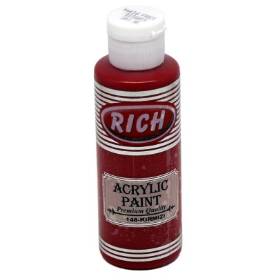 R-148 Ακρυλικό Χρώμα Red 130ml Rich