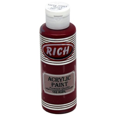 R-152 Ακρυλικό Χρώμα Red (κόκκινο) 130ml Rich