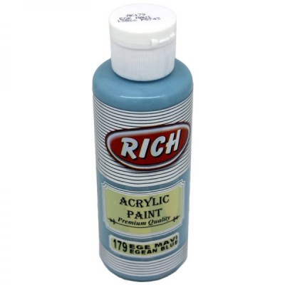 R-179 Ακρυλικό Χρώμα egean blue 120ml Rich