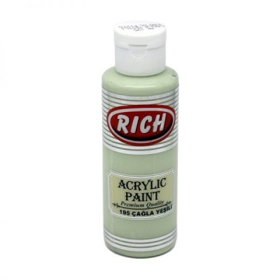 R-195 Ακρυλικό Χρώμα almond green 120ml Rich