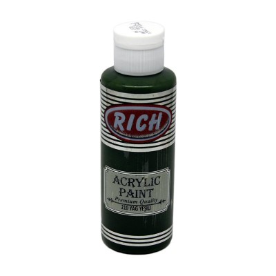 R-210 Ακρυλικό Χρώμα Oil Green 120ml Rich