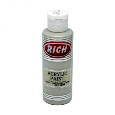 R-229 Ακρυλικό Χρώμα gray 120ml Rich