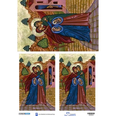2800628 Παναγία με Αγία Ελισσάβετ