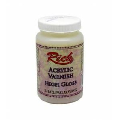 Rich Acrylic Varnish High Gloss 250ml R-V106