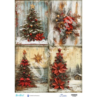 3700460 Χριστουγεννιάτικο Δένδρο Χριστούγεννα Ριζόχαρτο Α3