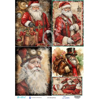 3700468 Άι - Βασίλης Χριστούγεννα Ριζόχαρτο Α3