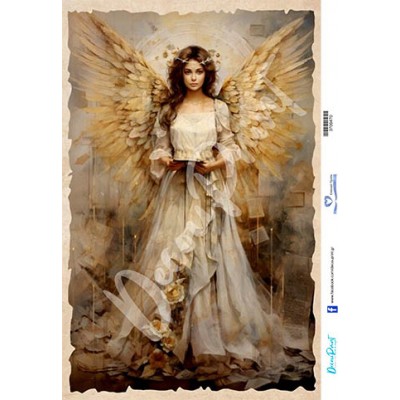 3700470 Άγγελος Χριστούγεννα Ριζόχαρτο Α3