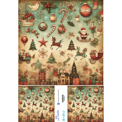 3700473 Backgroud Χριστούγεννα Ριζόχαρτο Α3