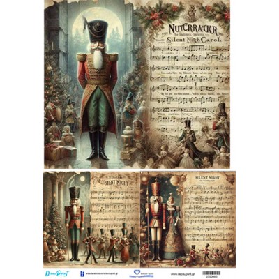 3700485 Καρυοθραύστης Μουσική ριζόχαρτο Α3