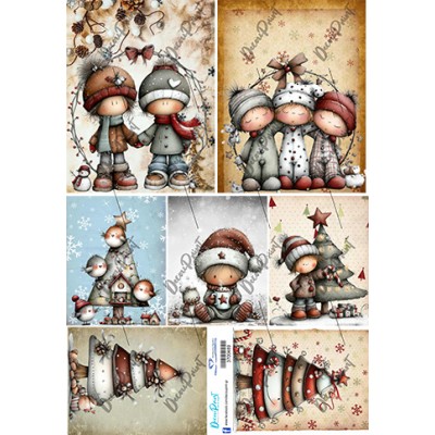 3700489 Χιονάνθρωπος Δέντρο Χριστούγεννα Ριζόχαρτο Α3