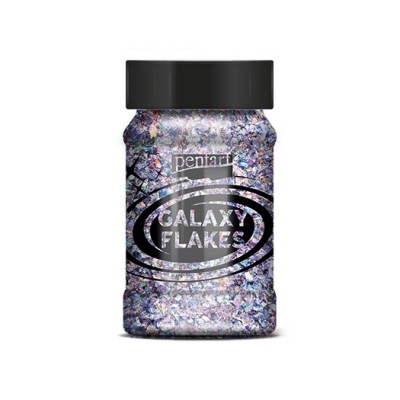 Galaxy Flakes Pentart,15 g Vesta purple