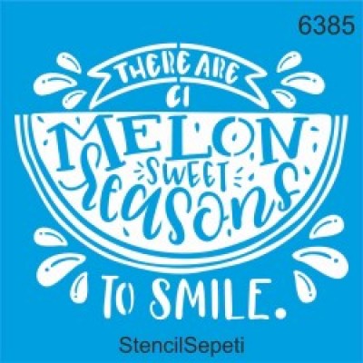 SEP-6385 Στένσιλ Καρπούζι 20χ20