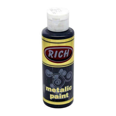 Rich Metallic Paint Black 130ml R-770