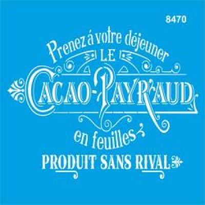 SEP-8470 Στένσιλ Γαλλική σοκολάτα