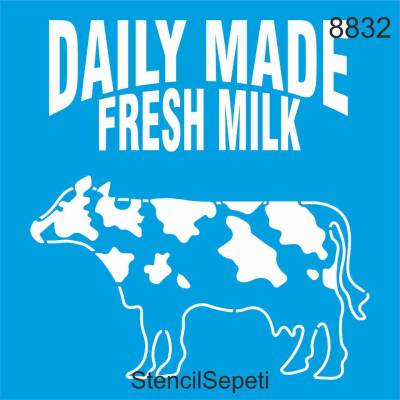 SEP-8832 Στένσιλ Φρέσκο γάλα 20χ20