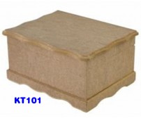 KT101 MDF 28x20x15cm Ανάγλυφο Κουτί Με Φινίρισμα