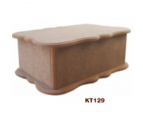 KT129 MDF30x20x10cm Ανάγλυφο Κουτί Με Φινίρισμα