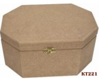 KT221 MDF Οκτάγωνο κουτί 18x24x11cm 