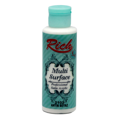 Multi surface paint Rich 130 ml 2102 Antique Λευκό