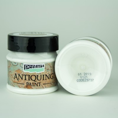 Antiquing Paint Pentart 50ml – White