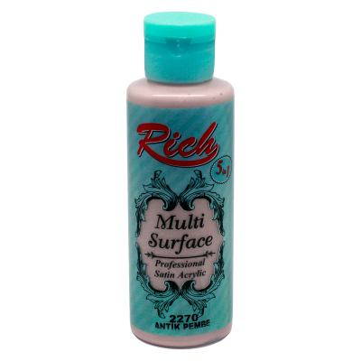 Multi surface paint Rich 130 ml 2270 Antique Pink