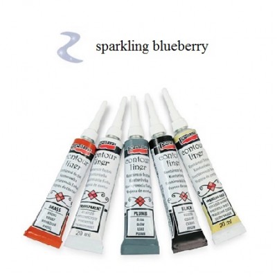 Contour Liner Pentart 20ml – Sparkling Blueberry