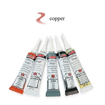 Contour Liner Pentart 20ml – Copper