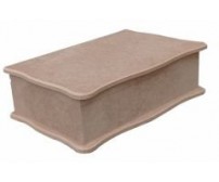 BK-KT119 MDF 28x20x9cm Ανάγλυφο Κουτί Με Φινίρισμα
