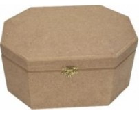 BK-KT221 MDF Οκτάγωνο κουτί 18x24x11cm 