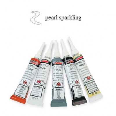Contour Liner Pentart 20ml – Pearl Sparkling
