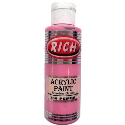 R-138 Ακρυλικό Χρώμα Pink 120ml Rich