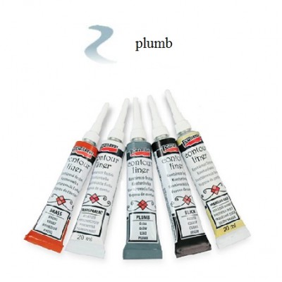 Contour Liner Pentart 20ml – Plumb