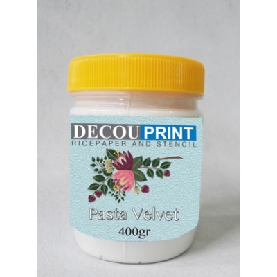 decouprint Velvet Πάστα απαλή για σχέδια με εργαλεία 400gr P-103