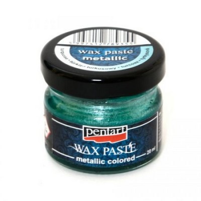 Πατίνα Wax paste Metallic 20ml Pentart – Turquoise