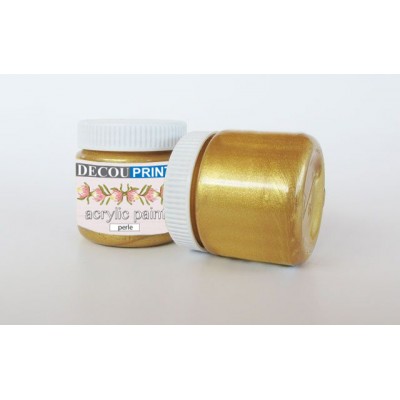 Ακρυλικό Χρώμα Περλέ Gold 75ml C-P104