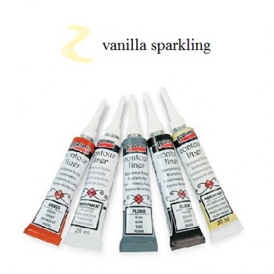 Contour Liner Pentart 20ml – Vanilla Sparkling