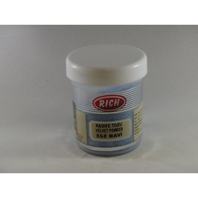 Βελούδο Velvet powder Ocean Blue (Ιδανικό για Χριστουγεννιάτικες μπάλες)