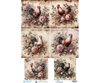 1800237 Πάσχα Κότες-Κόκορες