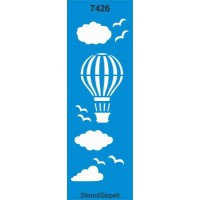 Στένσιλ 7426 Μοτίβο Αερόστατο 10χ30