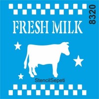 Στένσιλ fresh milk 8320 20x20