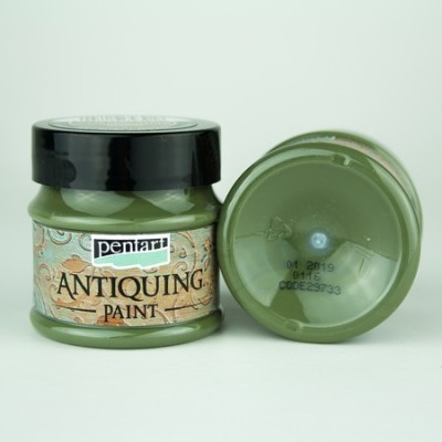 Antiquing Paint Pentart 50ml – Cream Green